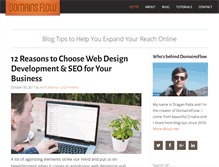 Tablet Screenshot of domainsflow.com